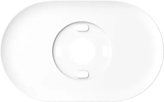 Google - Nest Thermostat Trim Kit - Snow-Snow