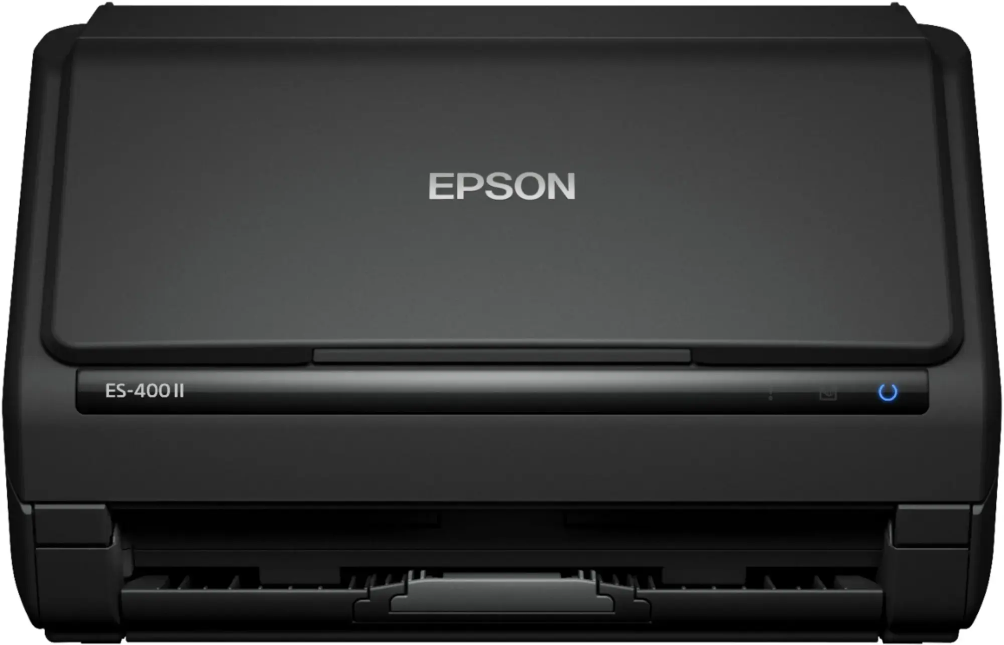 Epson - WorkForce ES-400 II Duplex Desktop Document Scanner - Black-Black