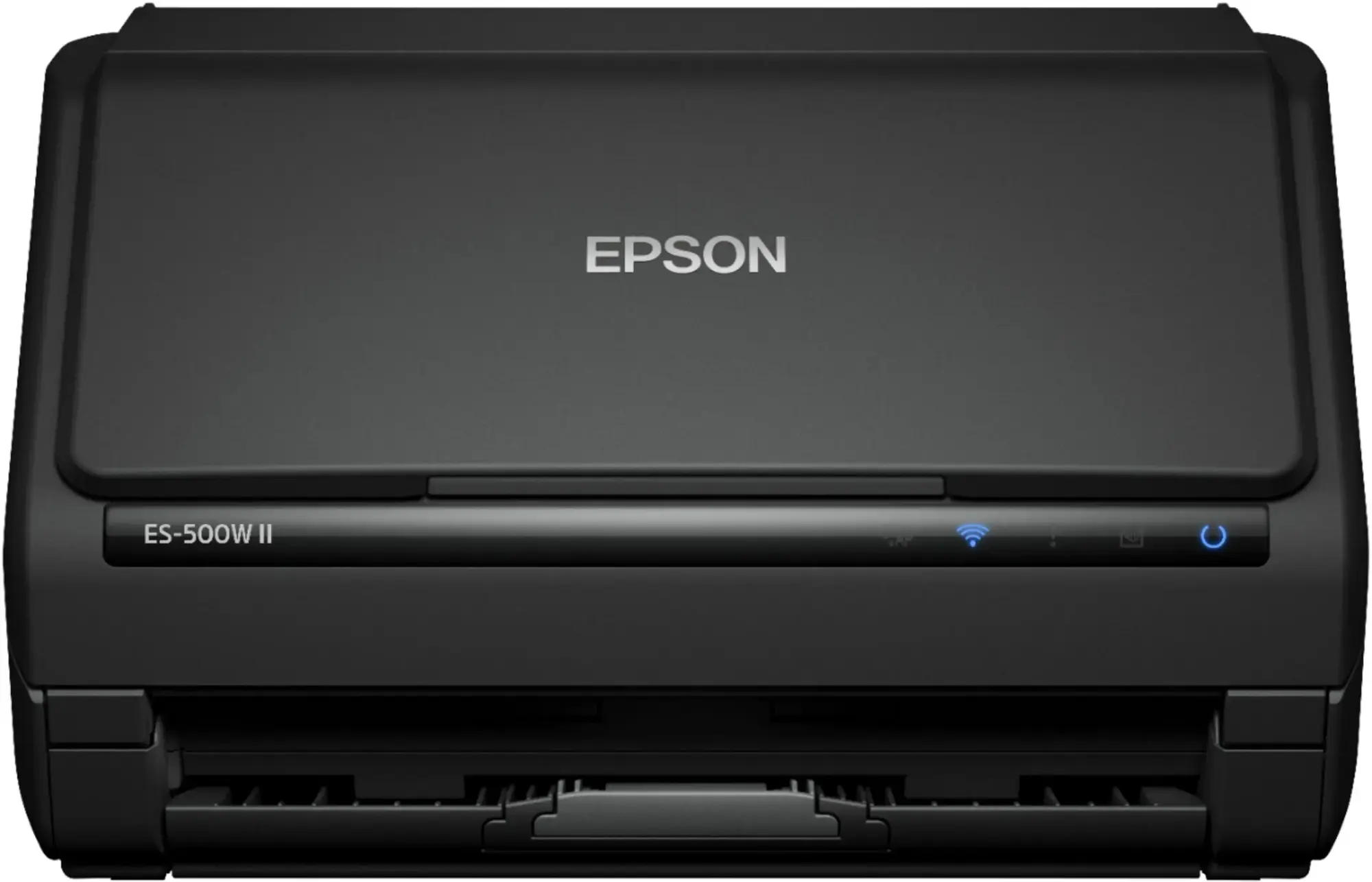 Epson - WorkForce ES-500W II Wireless Duplex Desktop Document Scanner - Black-Black