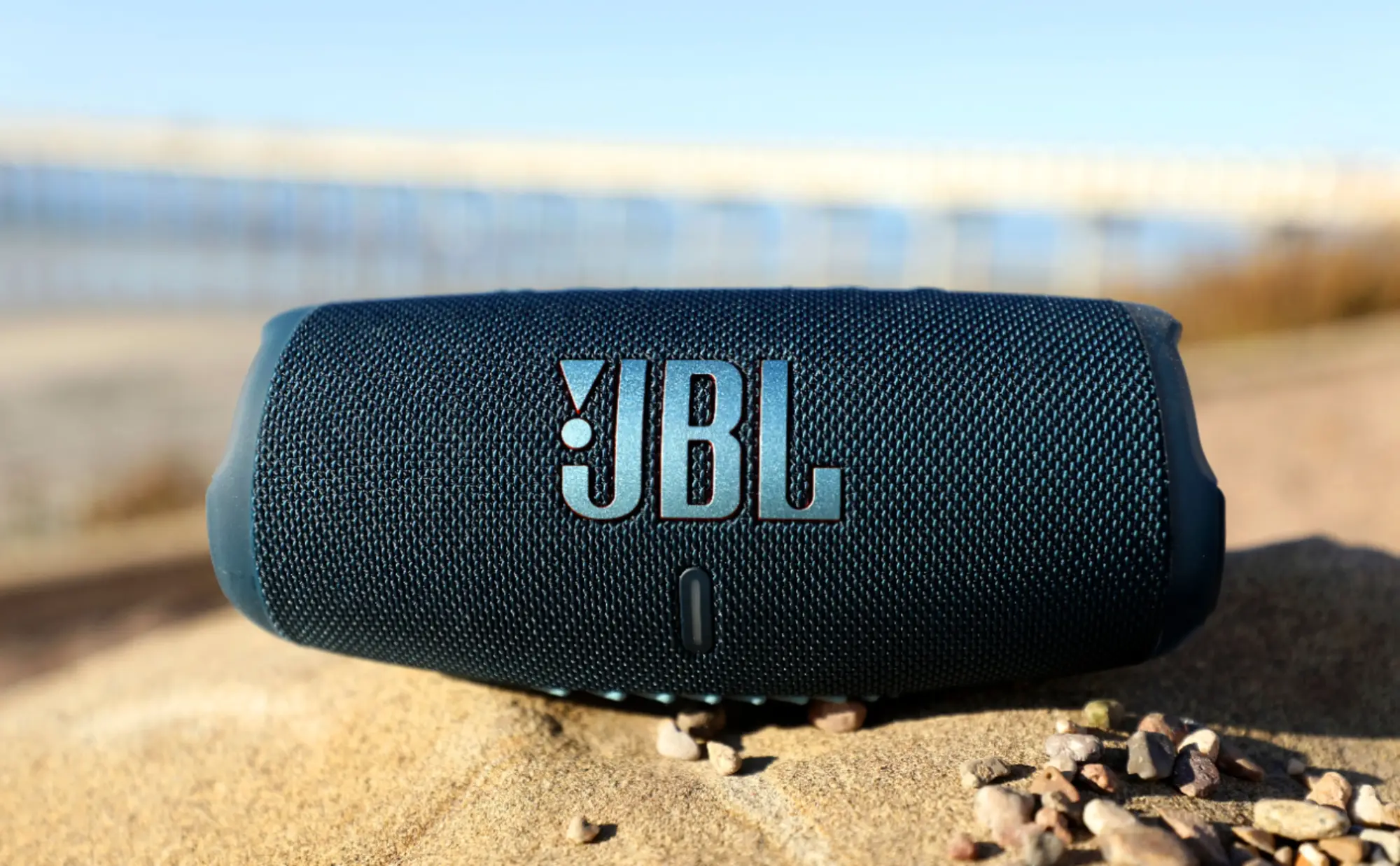 JBL - CHARGE5 Portable Waterproof Speaker with Powerbank - Blue