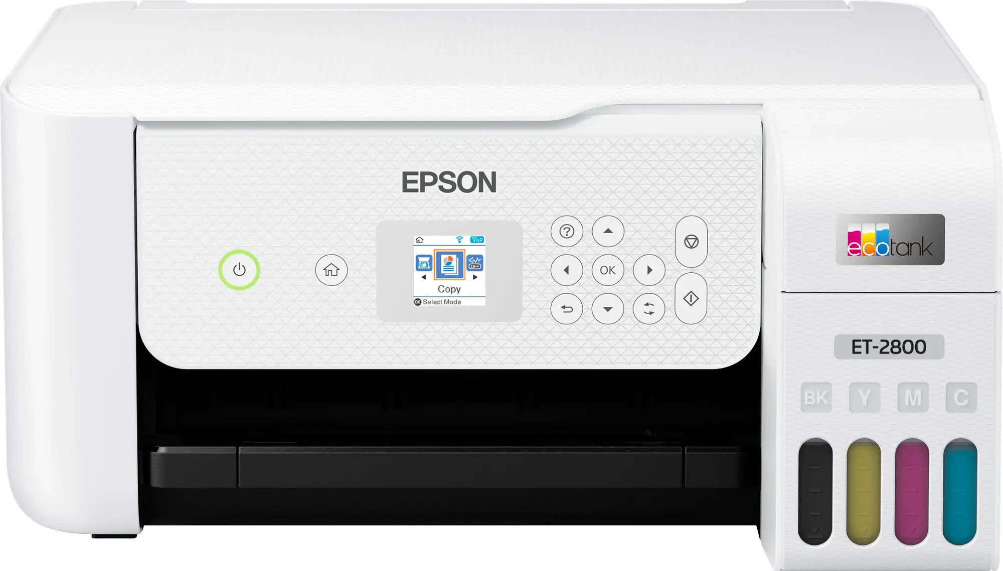 Epson - EcoTank ET-2800 Wireless All-in-One Supertank Inkjet Printer - White-White