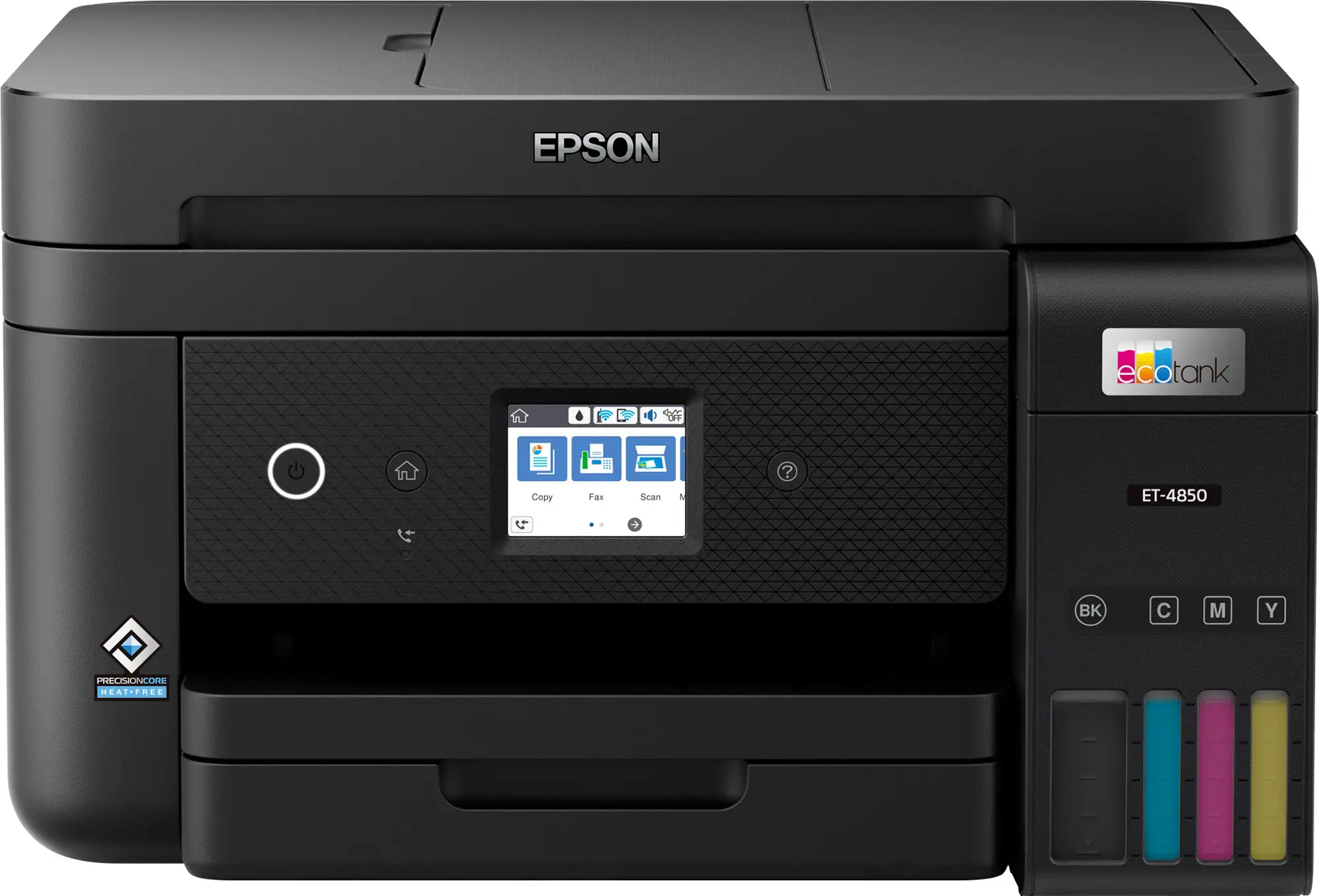 Epson - EcoTank ET-4850 All-in-One Supertank Inkjet Printer - Black-Black