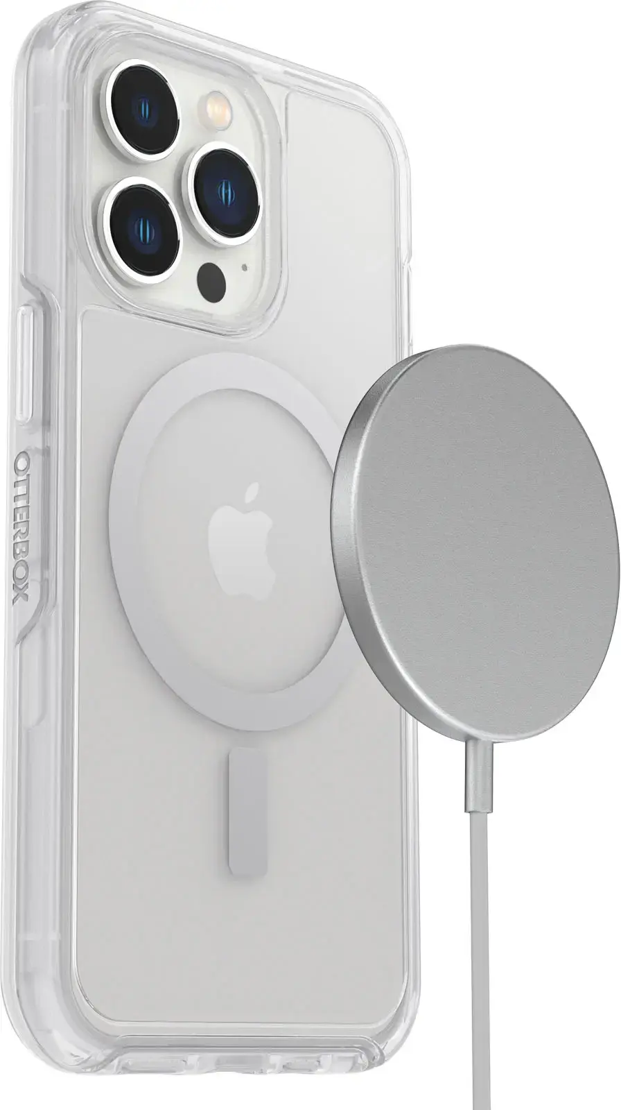 OtterBox - Symmetry Series+ for MagSafe Soft Shell for Apple iPhone 13 Pro - Clear