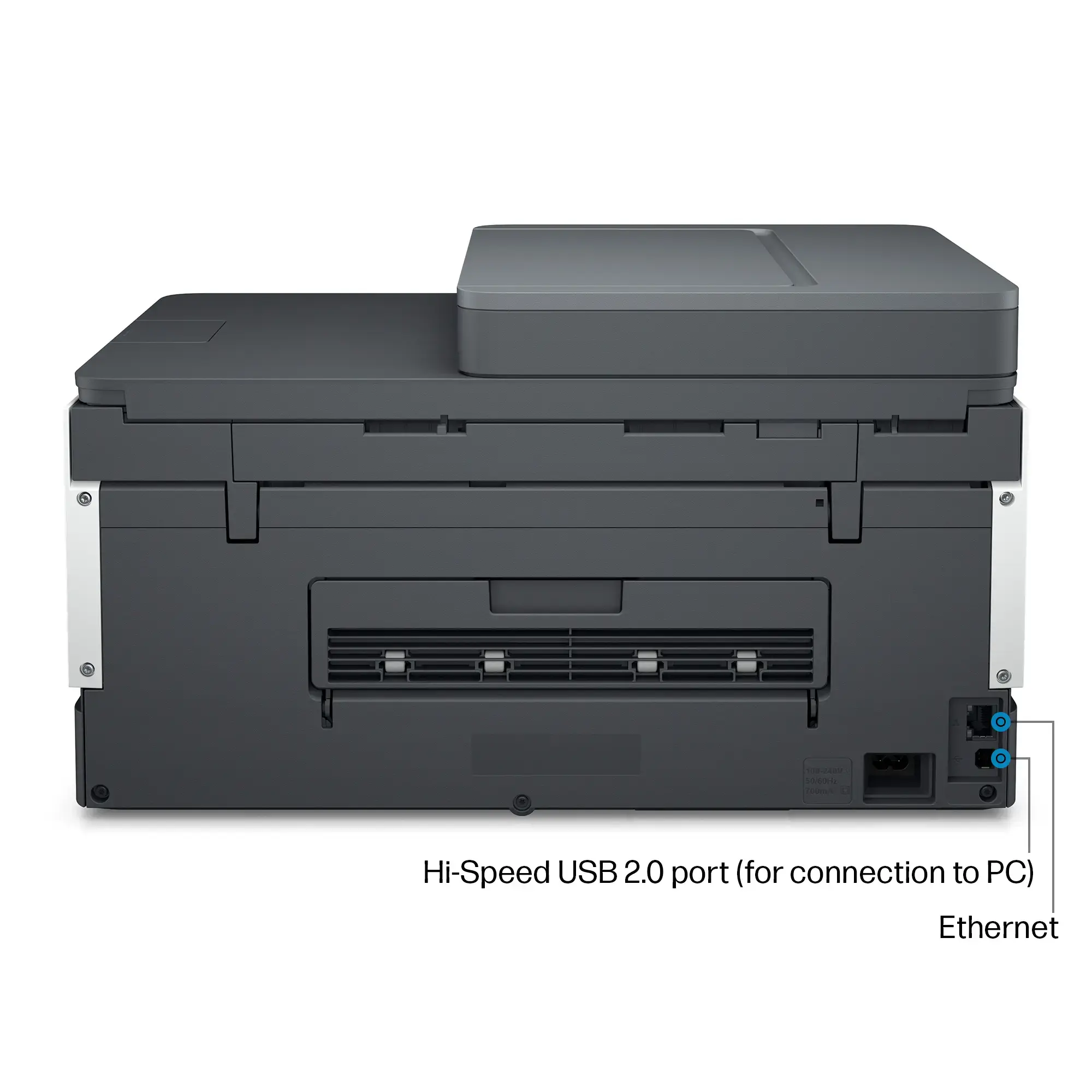 HP - Smart Tank 7301 Wireless All-In-One Supertank Inkjet Printer with up to 2 Years of Ink Included - White & Slate-White & Slate