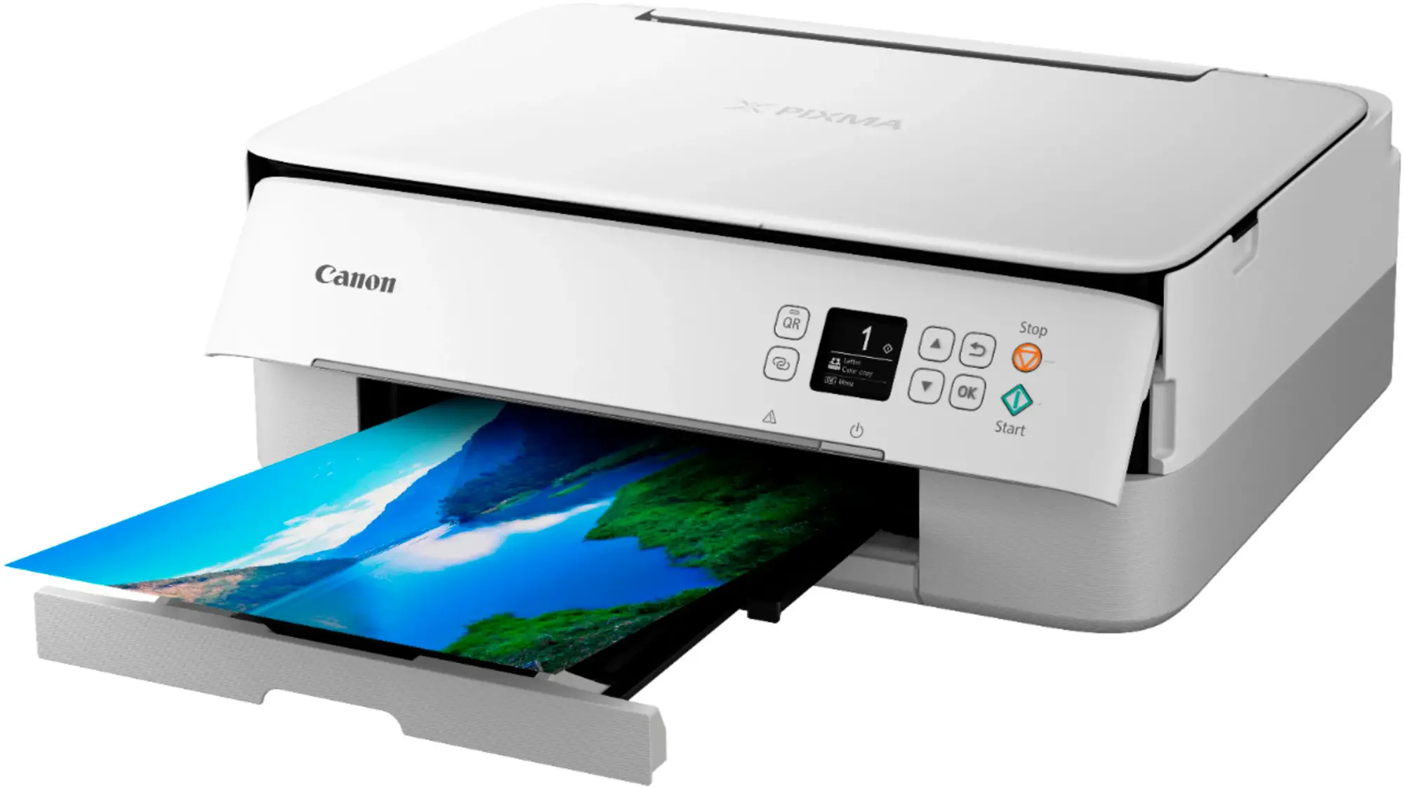 Canon - PIXMA TS6420a Wireless All-In-One Inkjet Printer - White