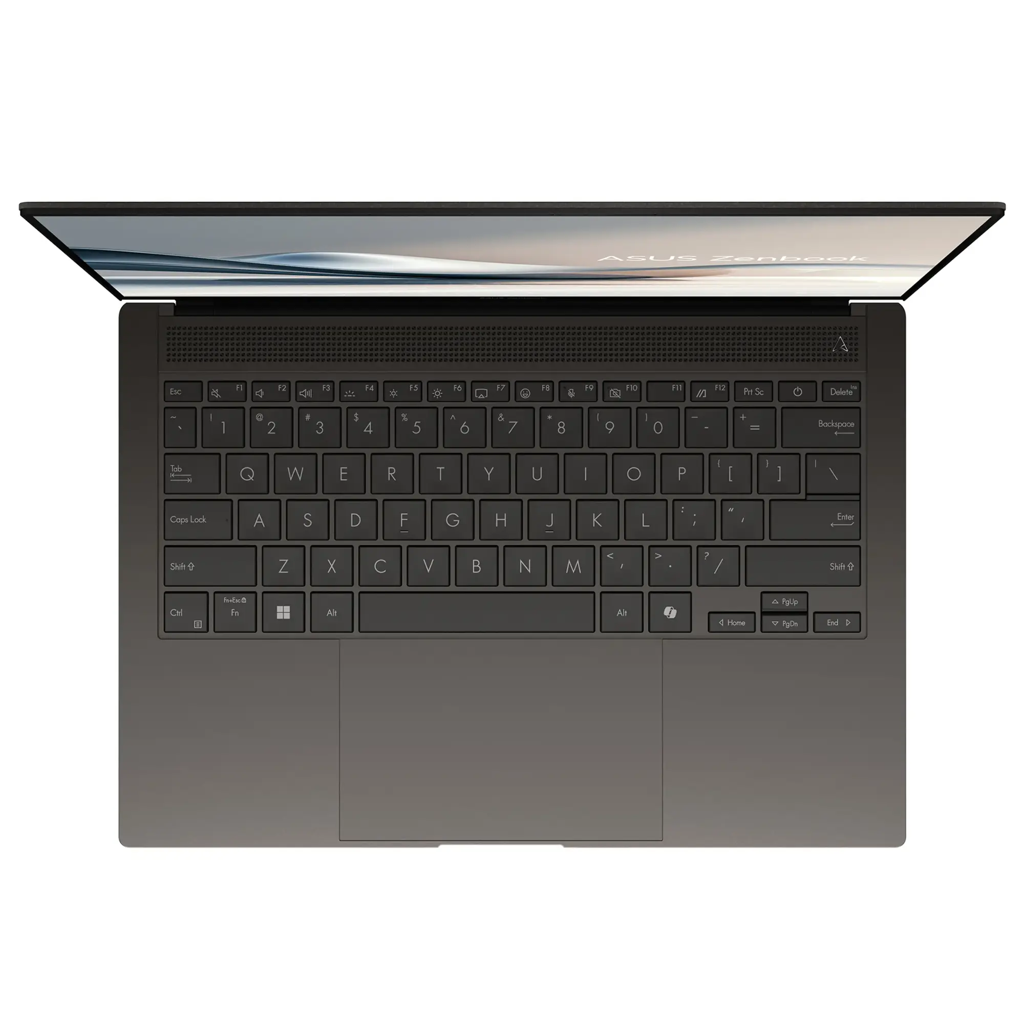 ASUS - Zenbook S 14 - 14" 3K OLED Touch Laptop - Copilot+ PC - Intel Core Ultra 7 - 16GB Memory - 1TB SSD - Zumaia Gray