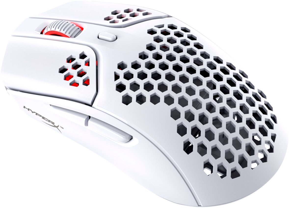 HyperX - Pulsefire Haste Lightweight Wireless Optical Gaming Mouse - White-White