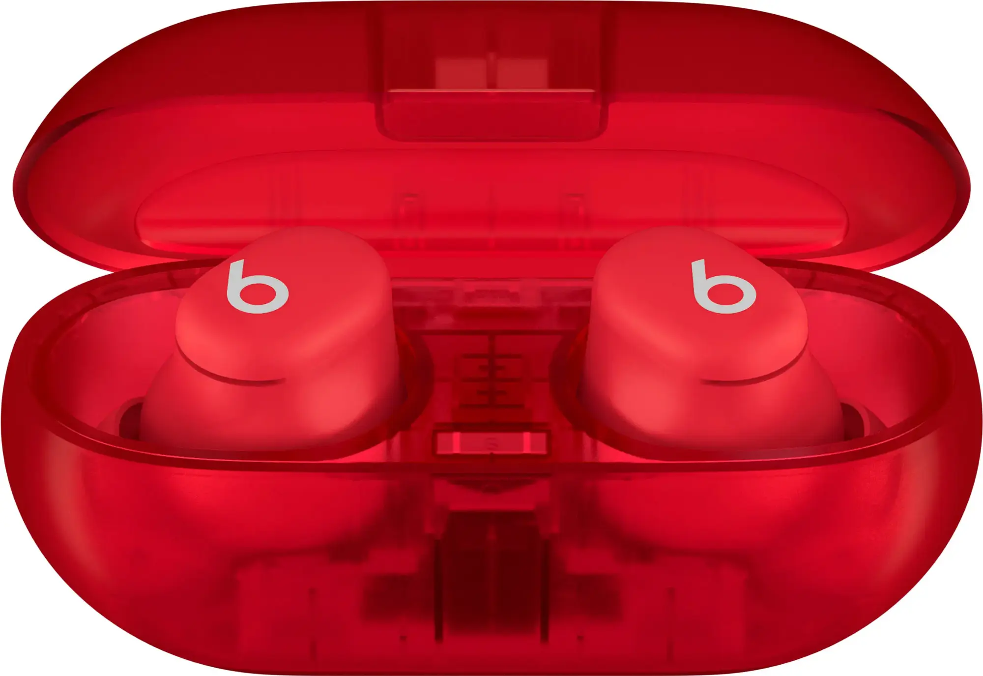 Beats - Solo Buds True Wireless Earbuds - Transparent Red