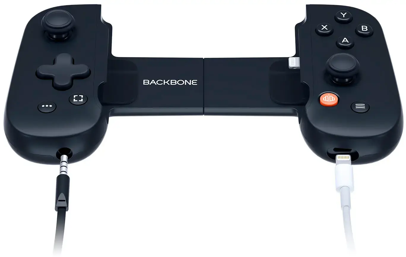 Backbone - One (Lightning) - Mobile Gaming Controller for iPhone - [Includes 1 Month Xbox Game Pass Ultimate] - Black