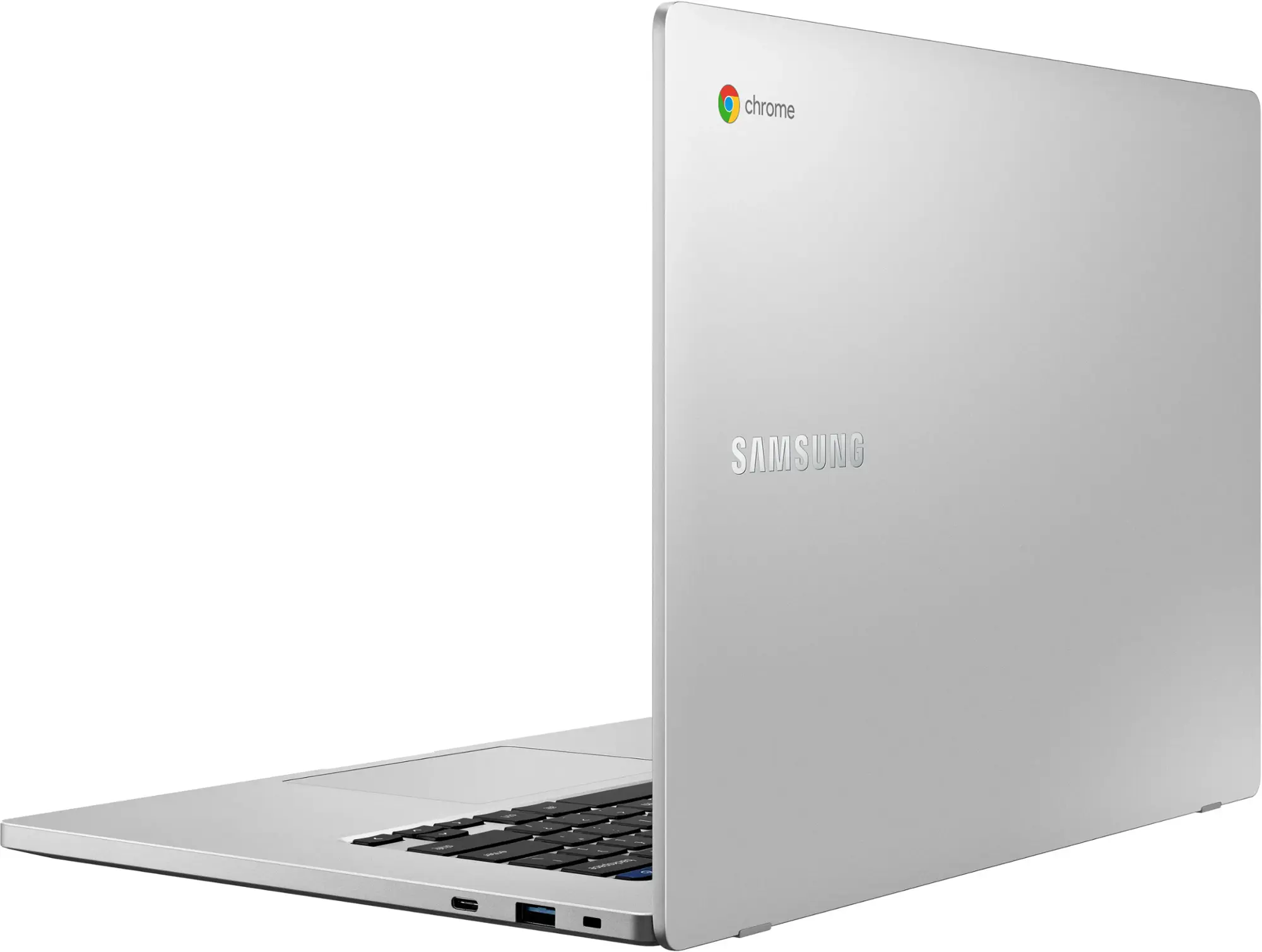 Samsung - 15.6" Chromebook - Intel Celeron - 4GB Memory - 64GB eMMC Flash Memory - Platinum Titan-15.6 inches-4 GB Memory-64 GB-Platinum Titan