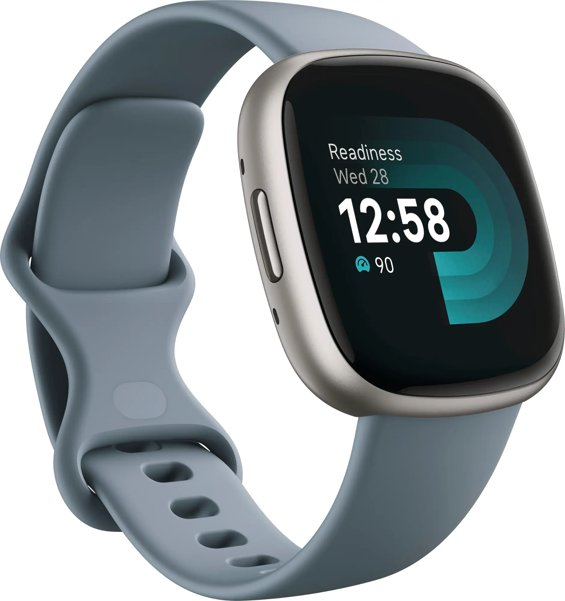 Fitbit - Versa 4 Fitness Smartwatch - Platinum-Platinum