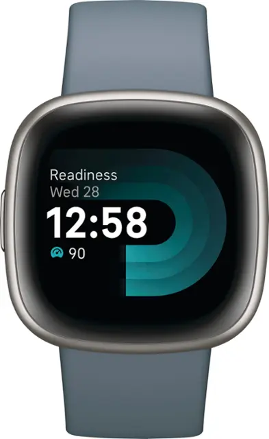 Fitbit - Versa 4 Fitness Smartwatch - Platinum-Platinum