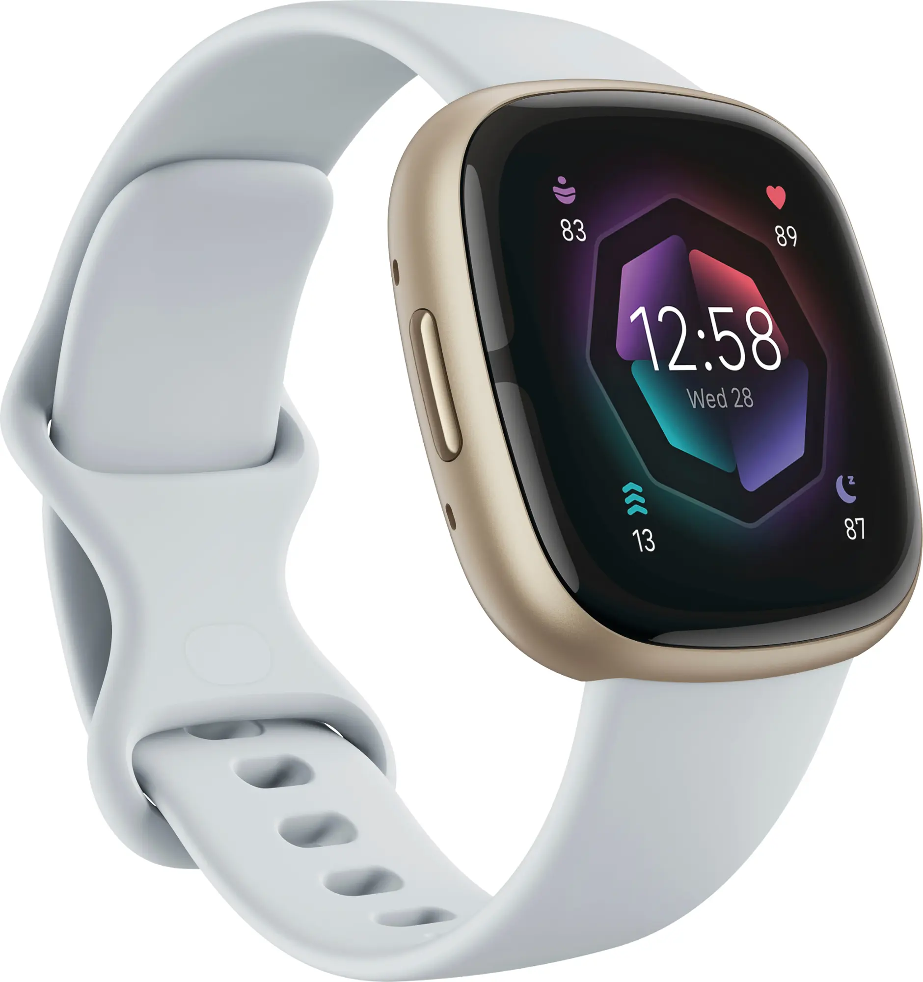 Fitbit - Sense 2 Advanced Health Smartwatch - Pale Gold-Pale Gold