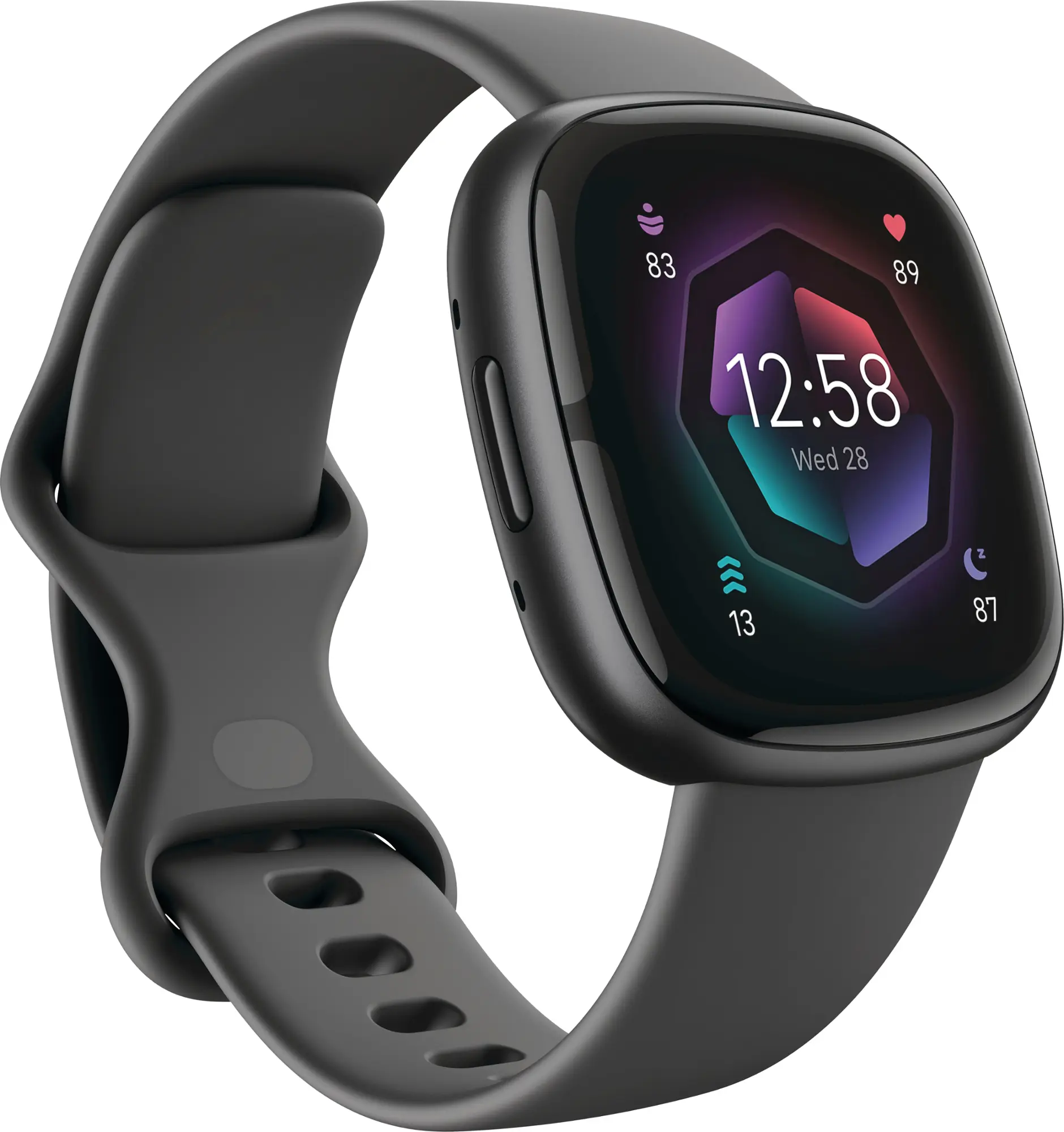 Fitbit - Sense 2 Advanced Health Smartwatch - Graphite-Graphite