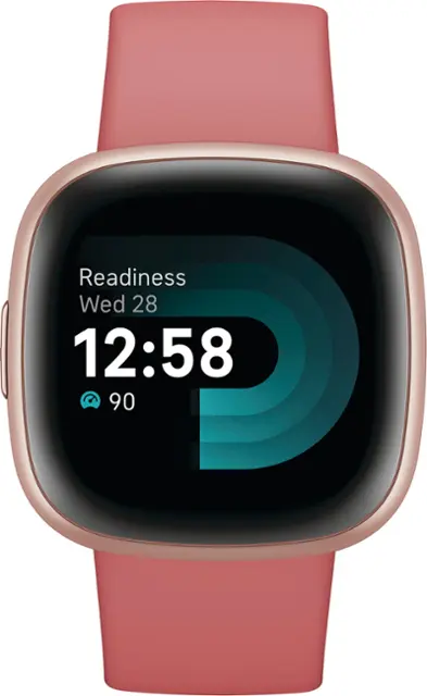 Fitbit - Versa 4 Fitness Smartwatch - Copper Rose-Copper Rose