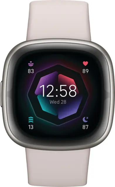 Fitbit - Sense 2 Advanced Health Smartwatch - Platinum-Platinum