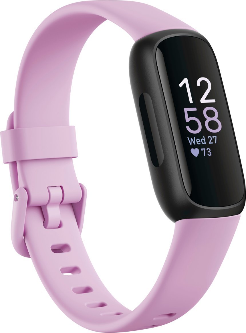 Fitbit - Inspire 3 Health & Fitness Tracker - Lilac Bliss-Lilac Bliss