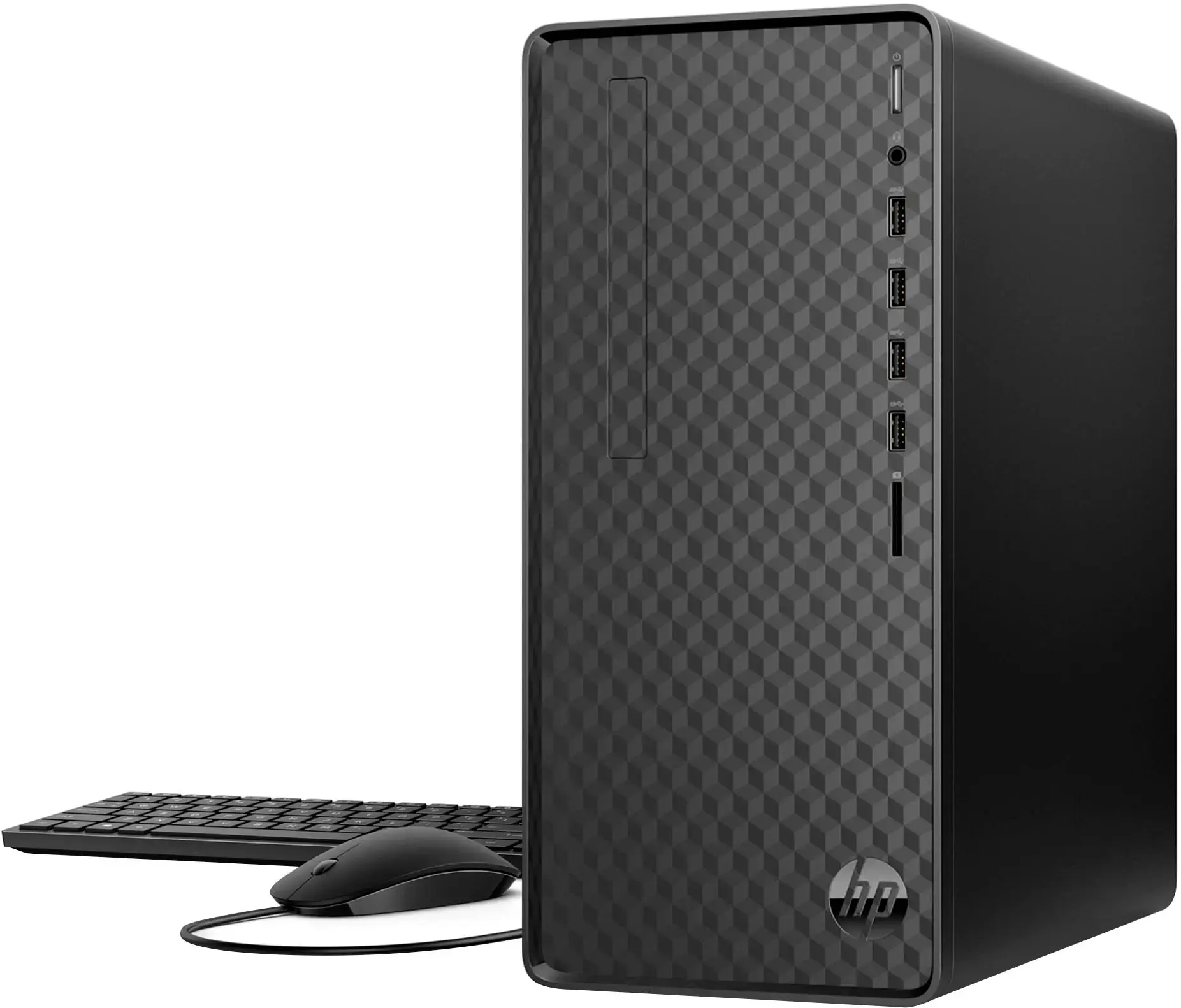 HP - Desktop - AMD Ryzen 5 - 12GB Memory - 512GB SSD - Dark Black