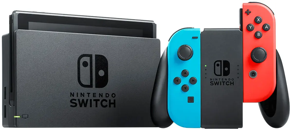 Nintendo - Switch with Neon Blue and Neon Red Joy‑Con - Multi