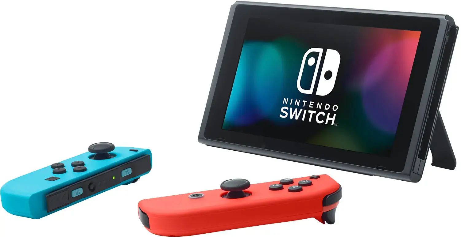 Nintendo - Switch with Neon Blue and Neon Red Joy‑Con - Multi