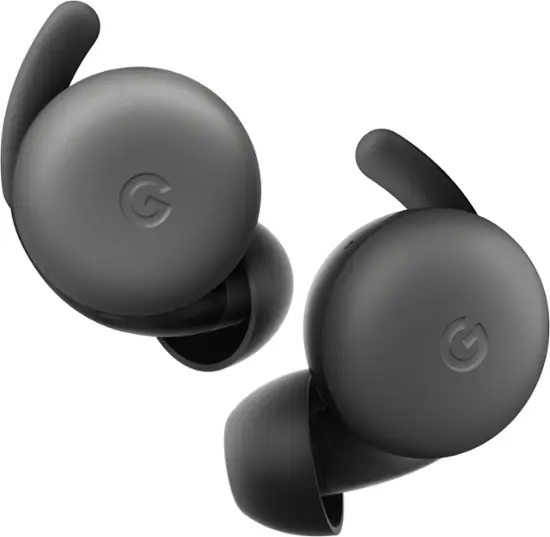 Google - Pixel Buds A-Series True Wireless In-Ear Headphones - Charcoal-Charcoal