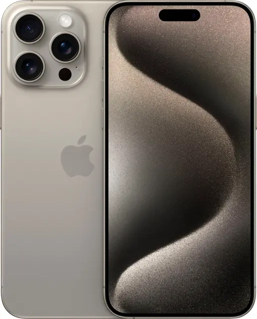 Apple - iPhone 15 Pro Max 512GB - Apple Intelligence - Natural Titanium (AT&T)