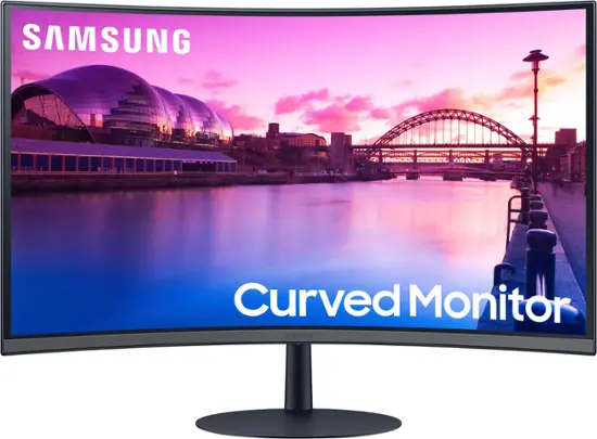 Samsung - 27" S39C series 1000R Curved FHD FreeSync Monitor (DisplayPort, HDMI) - Black