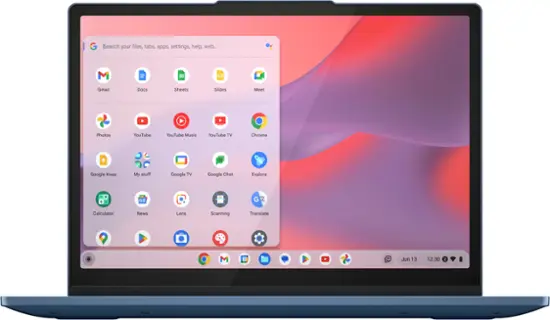Lenovo - IdeaPad Flex 3i Chromebook Laptop - 12.2" WUXGA Touchscreen - Intel N100 with 4GB Memory - 64GB eMMC - Abyss Blue-Intel Processor N100-4 GB Memory-64 GB-Abyss Blue