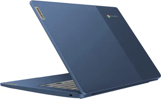 Lenovo - IdeaPad Slim 3 Chromebook Laptop - 14" FHD Touchscreen Laptop - MediaTek Kompanio 520 - 4GB Memory - 64GB eMMC - Abyss Blue-4 GB Memory-64 GB-Abyss Blue