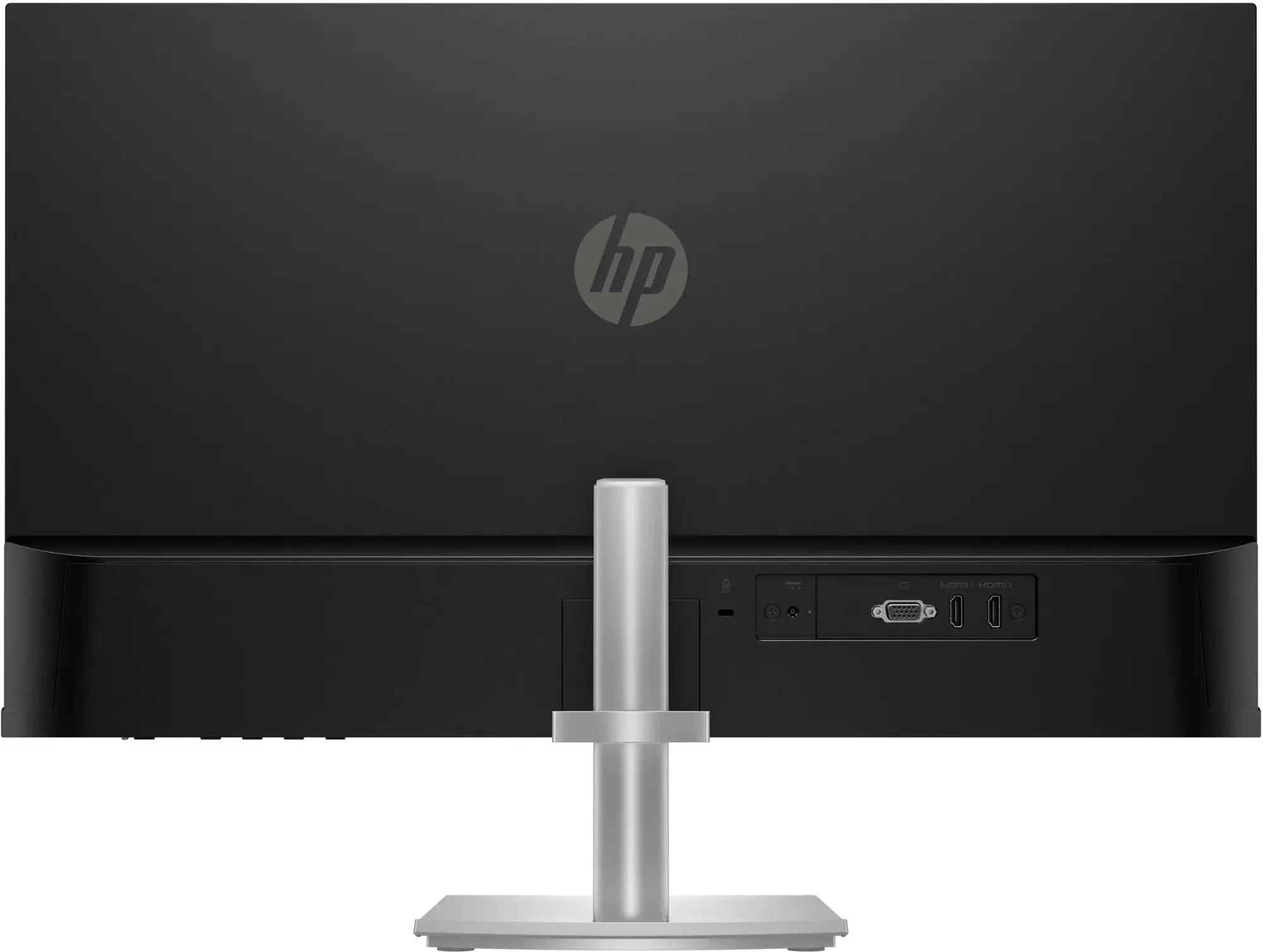 HP - 27" IPS LED FHD FreeSync Monitor with Adjustable Height (HDMI, VGA) - Silver & Black-27 inches-Silver & Black