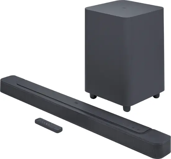 JBL - BAR 500 5.1ch Soundbar with Multibeam and Dolby Atmos - Black