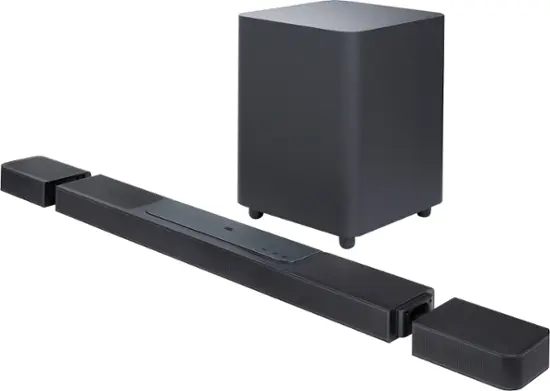 JBL - BAR 1300X 11.1.4-channel soundbar with detachable surround speakers - Black