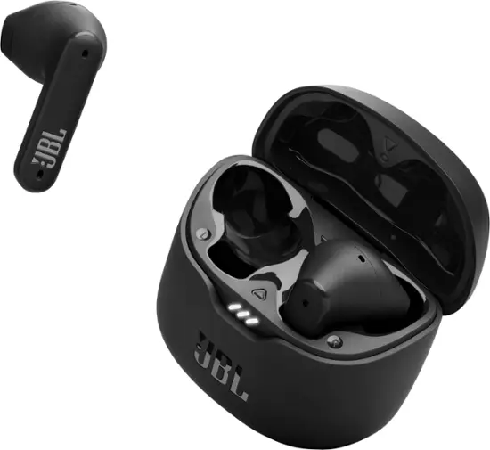 JBL - Tune Flex True Wireless Noise Cancelling Earbuds - Black