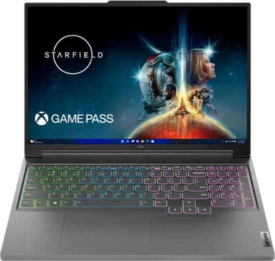 Lenovo - Legion Slim 5 16" Gaming Laptop WQXGA - Ryzen 7 7840HS with 16GB Memory - NVIDIA GeForce RTX 4060 8GB - 512GB SSD - Storm Grey-16 inches-i7635-A497BLU-PUS-8 GB Memory-512 GB-Storm Grey