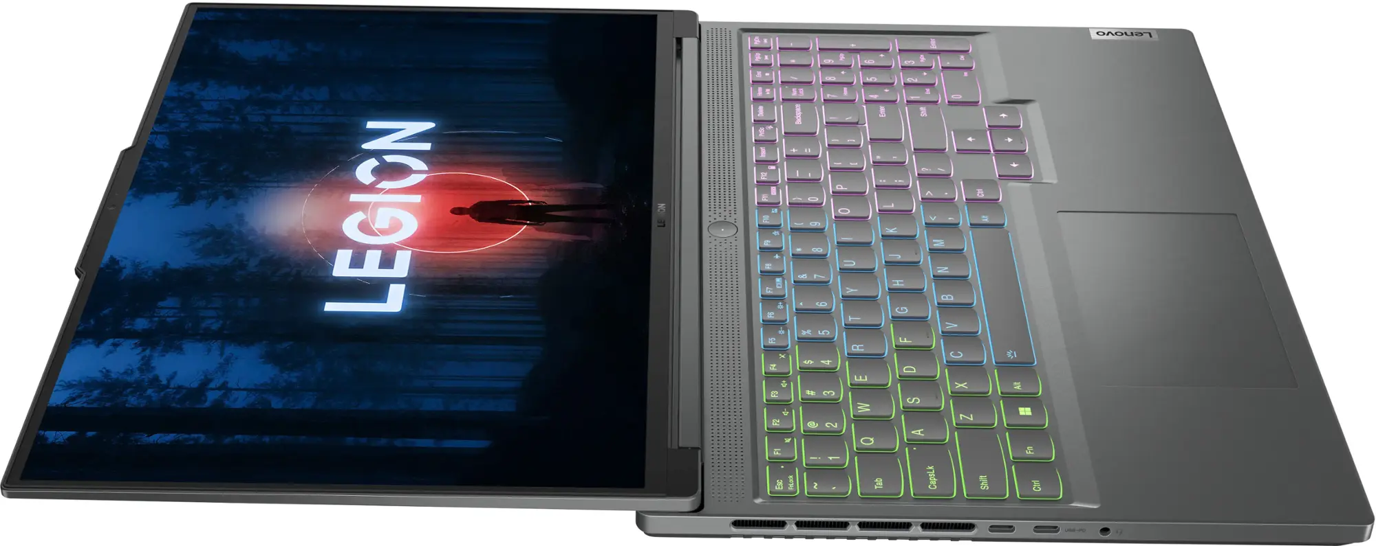 Lenovo - Legion Slim 5 16" Gaming Laptop WQXGA - Ryzen 7 7840HS with 16GB Memory - NVIDIA GeForce RTX 4060 8GB - 512GB SSD - Storm Grey-16 inches-i7635-A497BLU-PUS-8 GB Memory-512 GB-Storm Grey