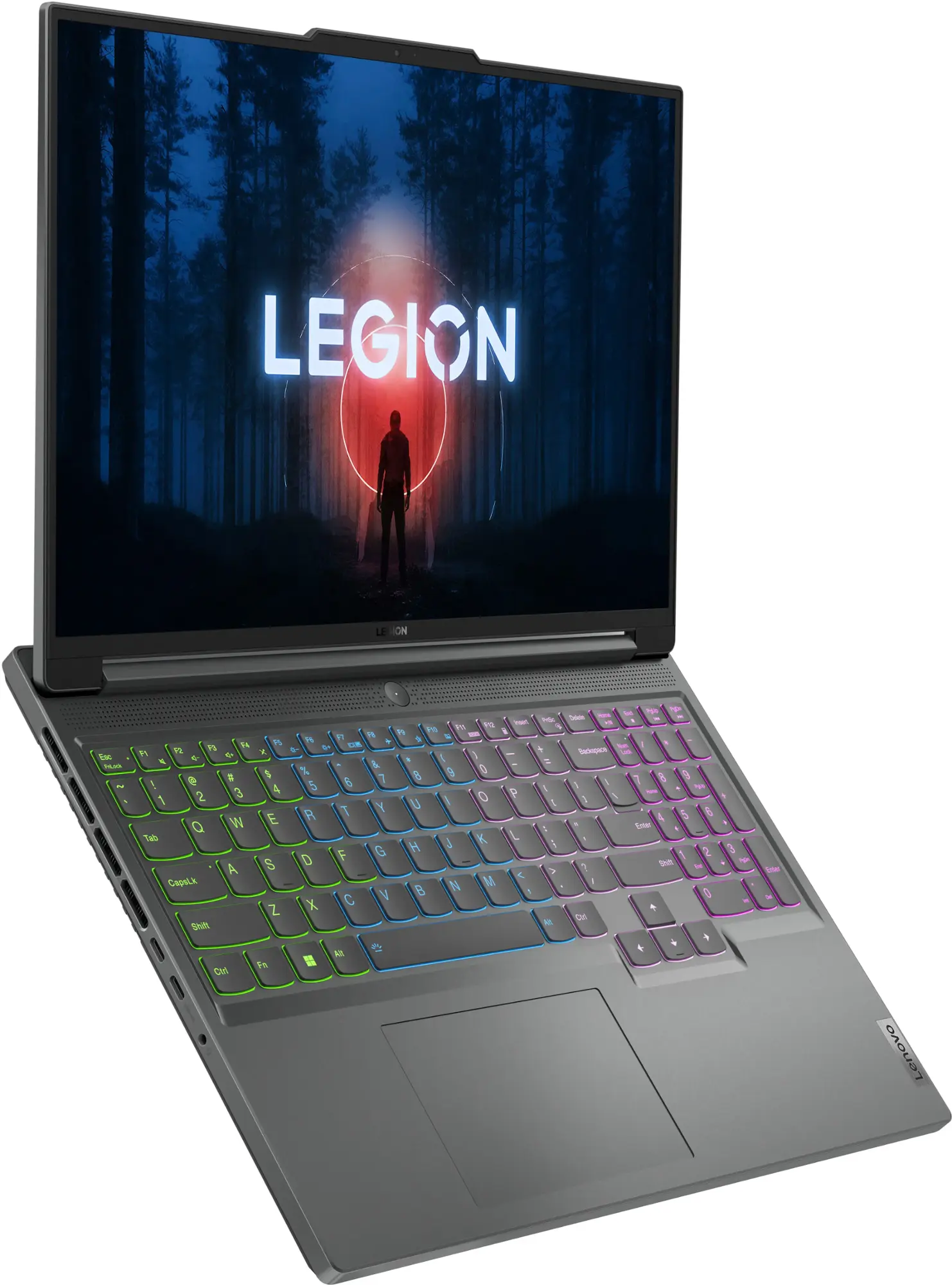 Lenovo - Legion Slim 5 16" Gaming Laptop WQXGA - Ryzen 7 7840HS with 16GB Memory - NVIDIA GeForce RTX 4060 8GB - 512GB SSD - Storm Grey-16 inches-i7635-A497BLU-PUS-8 GB Memory-512 GB-Storm Grey