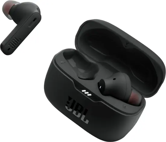 JBL - Tune 235NC True Wireless Noise Cancelling In-Ear Earbuds - Black