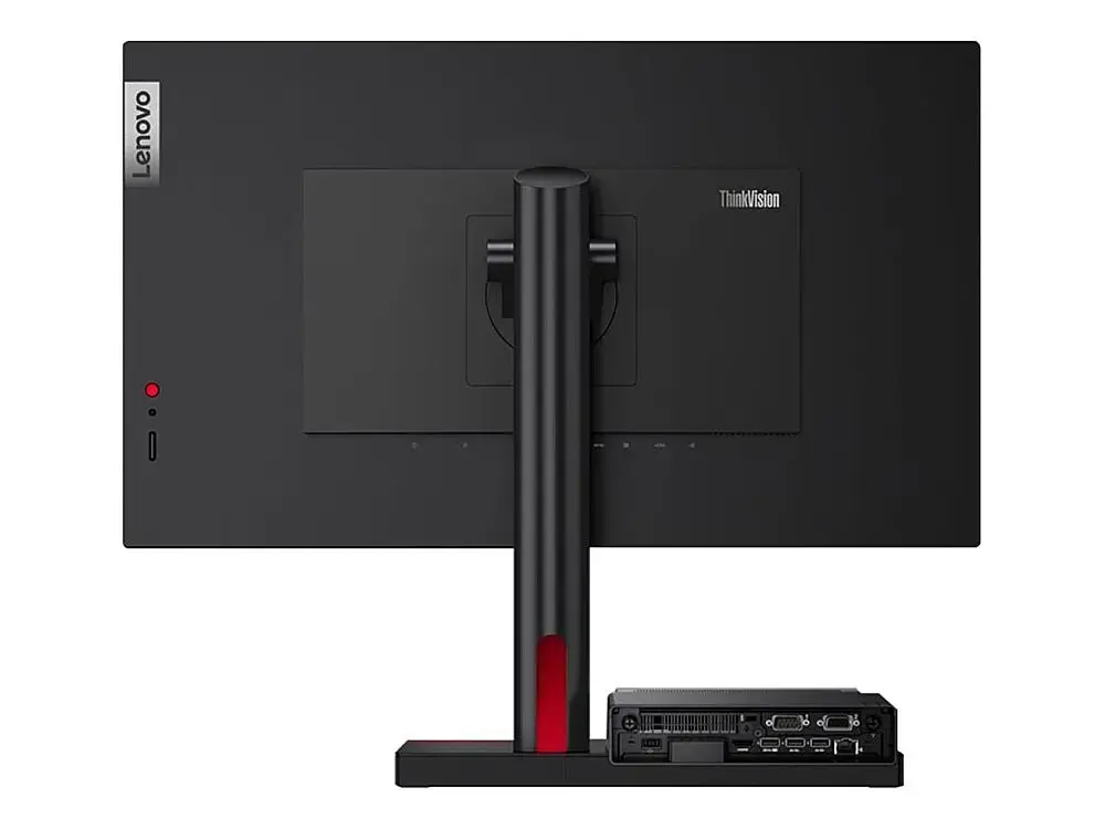 Lenovo - ThinkCentre TIO Flex 22i 21.5" IPS LCD FHD Monitor (Display Port, HDMI, VGA, USB) - Black-Black