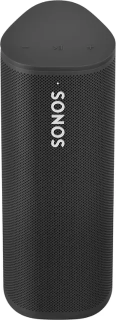 Sonos - Geek Squad Certified Refurbished Roam SL Portable Bluetooth Wireless Speaker - Shadow Black-Shadow Black