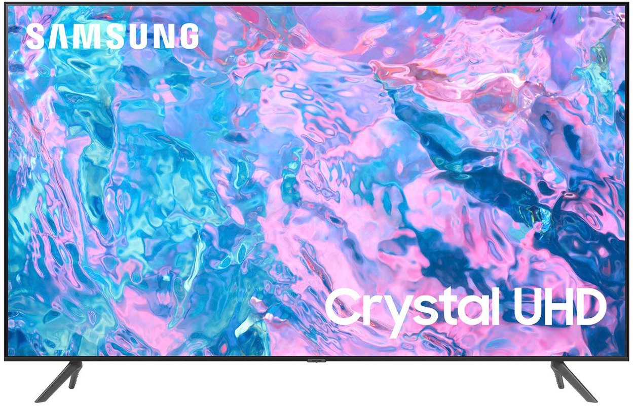 Samsung - 65” Class CU7000 Crystal UHD 4K UHD Smart Tizen TV-Black