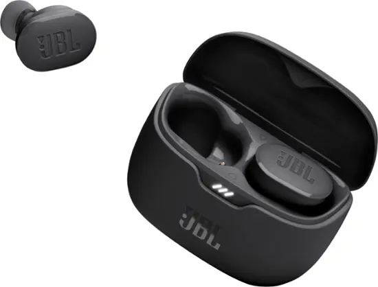 JBL - Tune Buds True Wireless Noise Cancelling Earbuds - Black