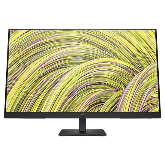 HP - 27" IPS LCD FHD 75Hz Monitor (VGA, HDMI) - Black-27 inches-Black