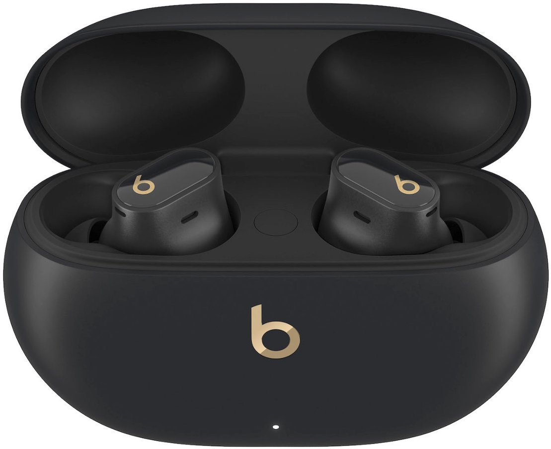 Geek Squad Certified Refurbished Beats Studio Buds + True Wireless Noise Cancelling Earbuds - Black/Gold-Black/Gold