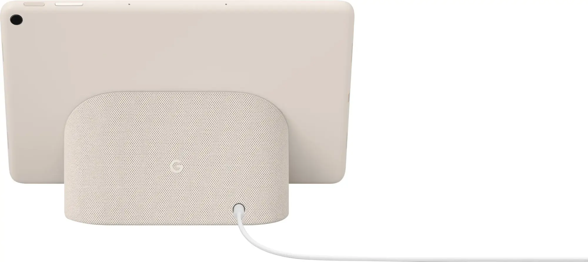 Google - Pixel Tablet with Charging Speaker Dock - 11" Android Tablet - 256GB - Wi-Fi - Porcelain-10.95 inches-Google Tensor G2-8 GB Memory-256 GB-Porcelain