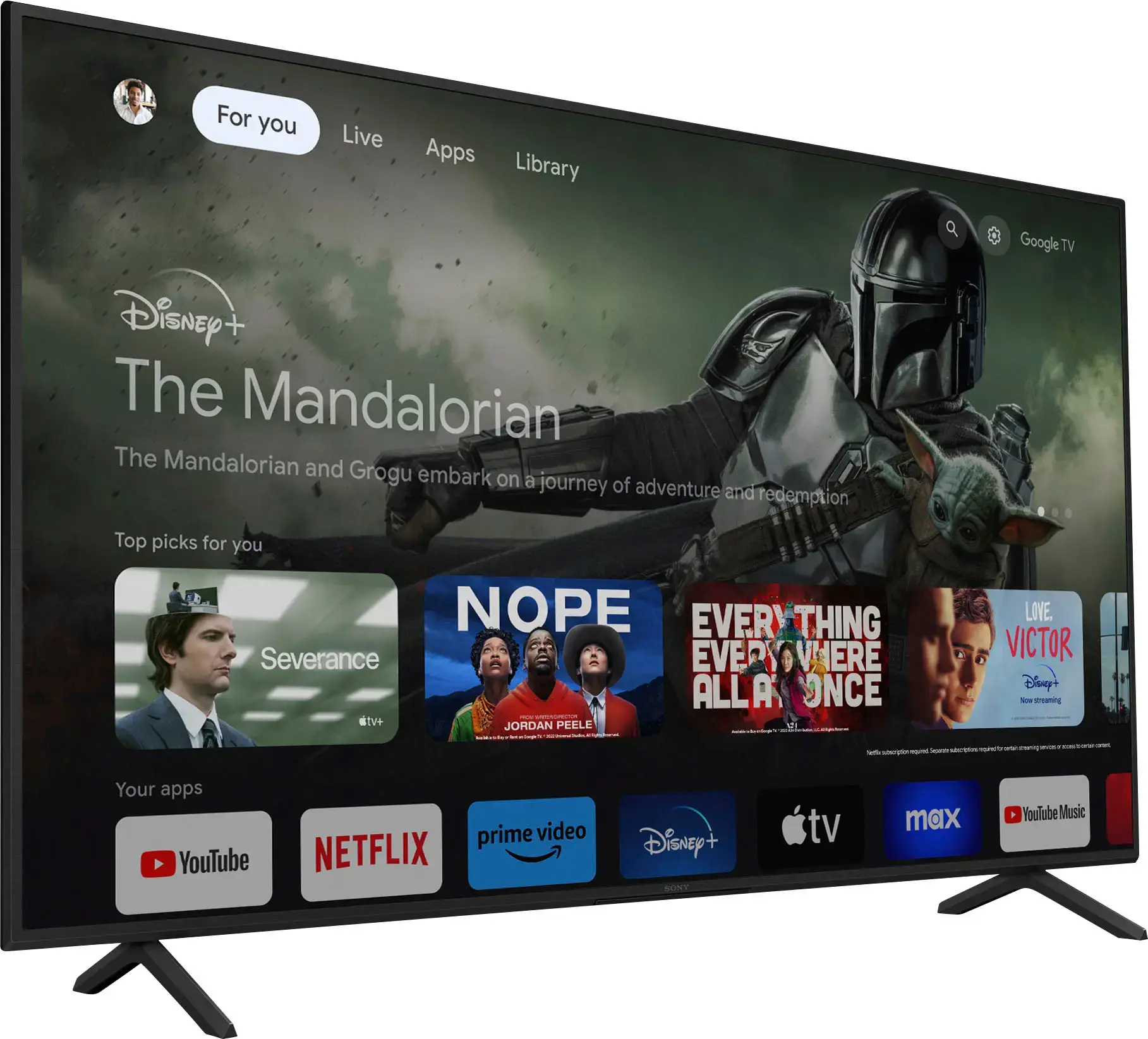 Sony - 65" Class X77L LED 4K UHD Smart Google TV (2023)