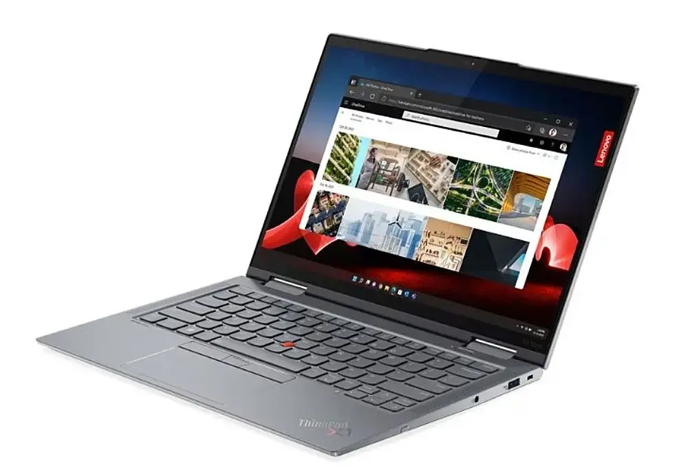 Lenovo - ThinkPad X1 Yoga Gen 8 2-in-1 14" Touch-Screen Laptop - Intel Core i5 with 16GB Memory - 256GB SSD - Gray-14 inches-Intel 13th Generation Core i5-16 GB Memory-256 GB-Gray