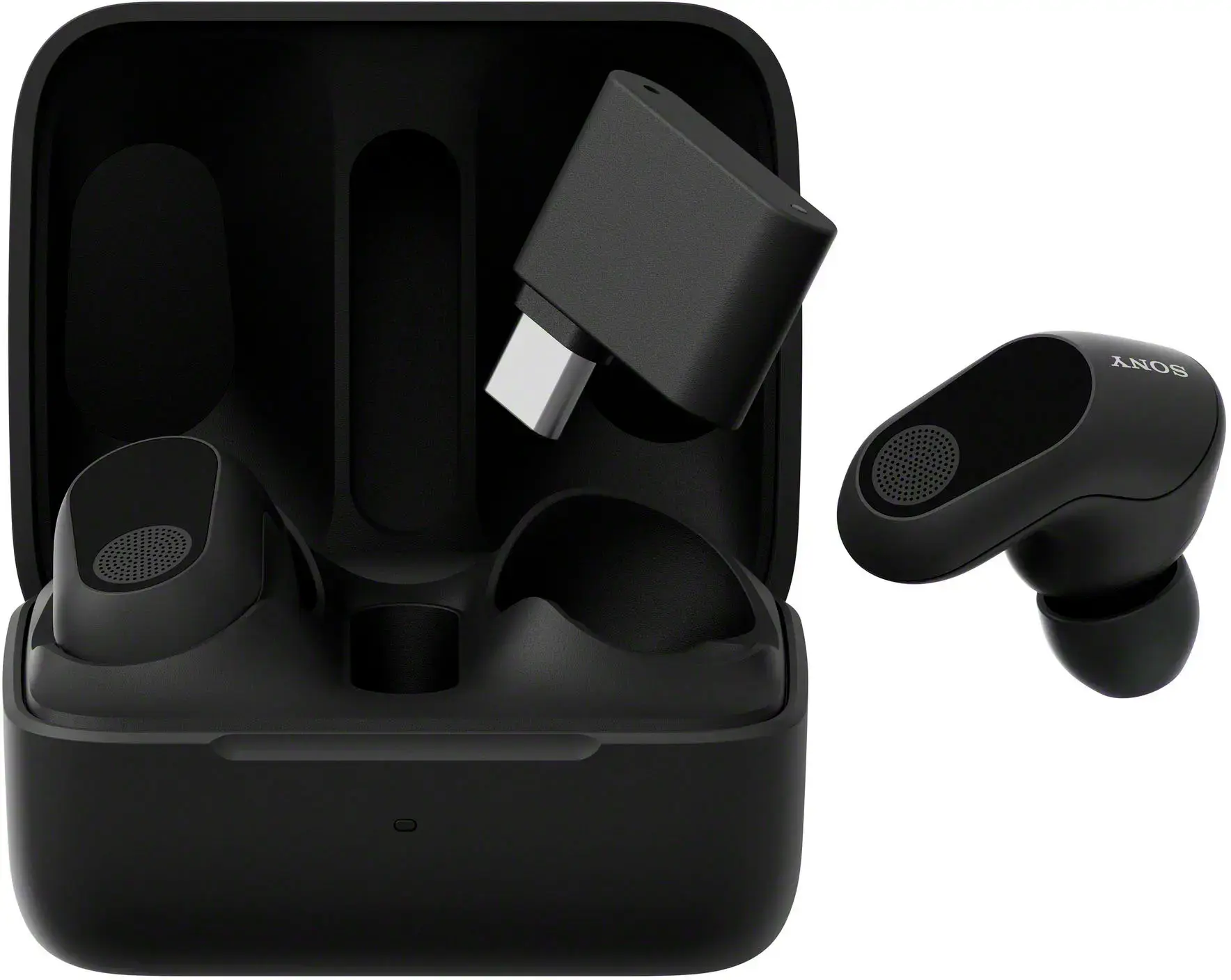 Sony - INZONE Buds Truly Wireless Noise Canceling Gaming Earbuds for PC and PS5 - Black-Black