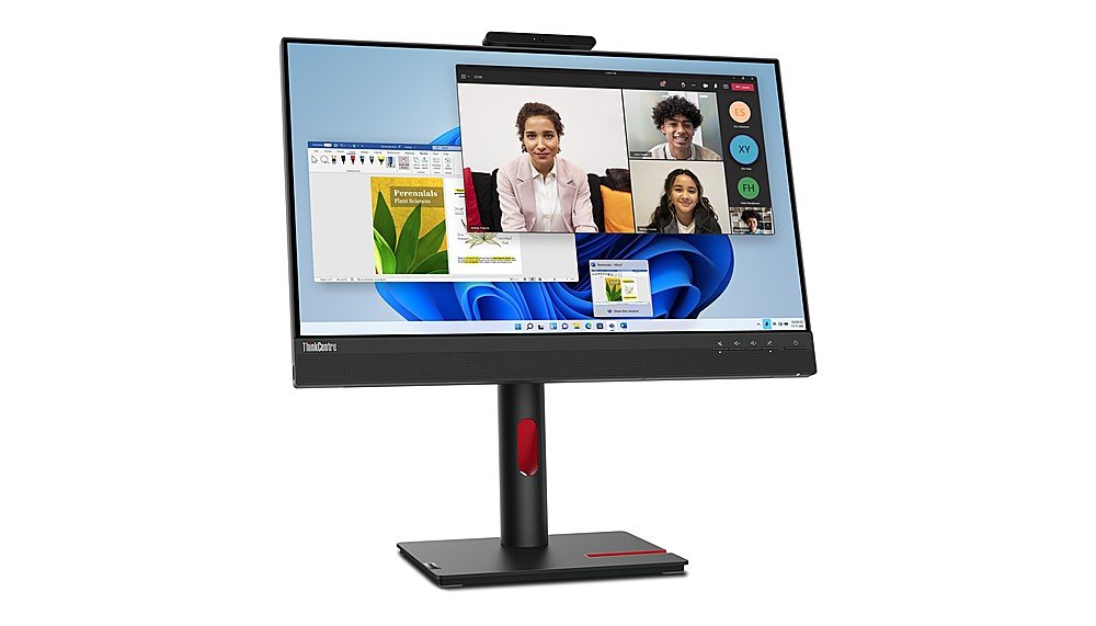 Lenovo - Think Center 23.8" IPS LED 60hz Monitor (HDMI) - Black-Black