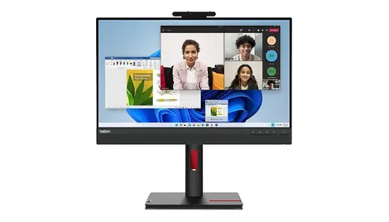 Lenovo - Think Center 23.8" IPS LED 60hz Monitor (HDMI) - Black-Black