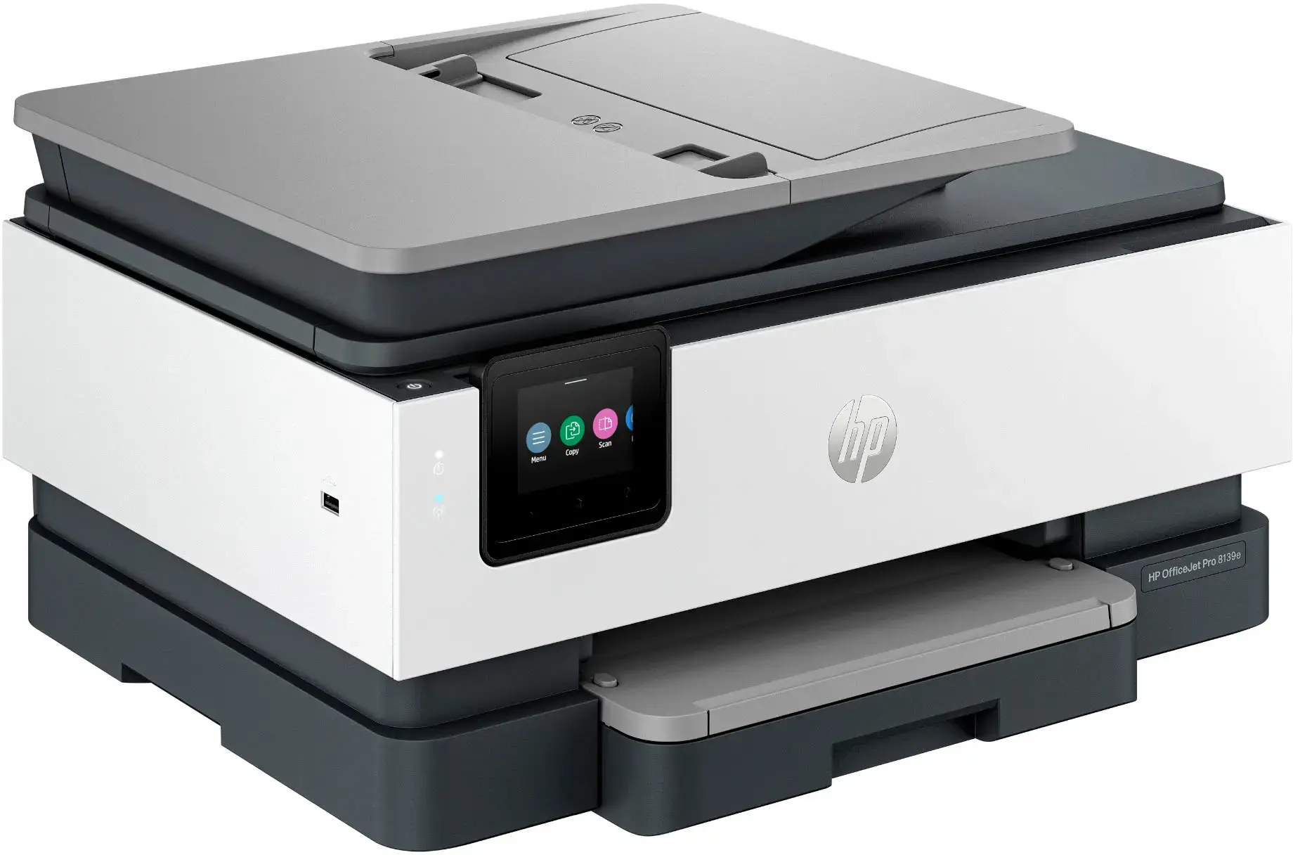 HP - OfficeJet Pro 8139e Wireless All-In-One Inkjet Printer with 12 months of Instant Ink Included with HP+ - White